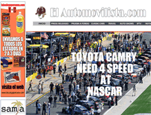 Tablet Screenshot of elautomovilista.com